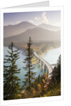 Road Bridge Over Lake Sylvenstein in Bavaria by Anonymous