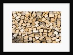 Stacked Firewood by Anonymous