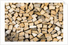 Stacked Firewood by Anonymous