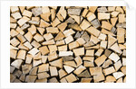 Stacked Firewood by Anonymous