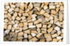Stacked Firewood by Anonymous