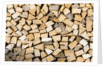 Stacked Firewood by Anonymous