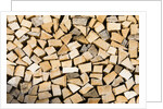 Stacked Firewood by Anonymous