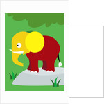 Elephant In Jungle by Anonymous