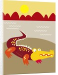Crocodile On The Shore by Anonymous