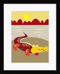 Crocodile On The Shore by Anonymous