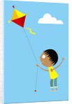 Flying A Kite by Anonymous