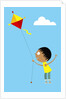 Flying A Kite by Anonymous