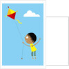 Flying A Kite by Anonymous