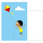 Flying A Kite by Anonymous