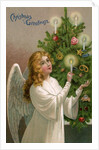 Christmas Greetings Postcard by Anonymous