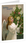 Christmas Greetings Postcard by Anonymous