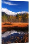 Mountains, autumn colors and lake by Anonymous
