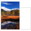 Mountains, autumn colors and lake by Anonymous