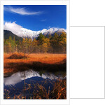 Mountains, autumn colors and lake by Anonymous