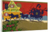 Illustration of Horse-Drawn Carriage Arriving at Inn by Anonymous