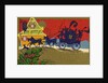 Illustration of Horse-Drawn Carriage Arriving at Inn by Anonymous
