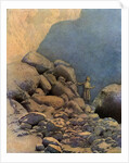 Second Voyage of Sinbad Illustration by Maxfield Parrish
