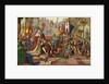 Illustration of Columbus' Reception at Barcelona by Anonymous