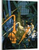 Illustration of Men in Chemistry Lab by Anonymous