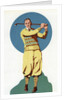 Illustration of Man Golfing by Anonymous