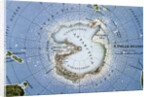 Map of Amundsen and Scott's South Pole Expeditions by Anonymous
