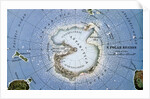 Map of Amundsen and Scott's South Pole Expeditions by Anonymous