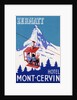 Zermatt Hotel Mont-Cervin Luggage Label by Anonymous
