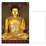 Statue of Sakyamuni Buddha in Main Hall of Jogyesa Temple by Anonymous