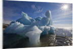 Iceberg Melting Under Summer Sun in Burgerbukta Bay by Anonymous
