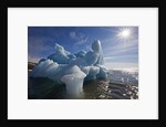 Iceberg Melting Under Summer Sun in Burgerbukta Bay by Anonymous