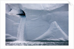 Water Pours From Face of Brasvellbreen Glacier on Nordaustlandet by Anonymous