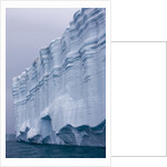 Striated Face of Brasvellbreen Glacier on Nordaustlandet by Anonymous