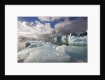 Icebergs Near Sveabreen Glacier in Nordfjorden by Anonymous