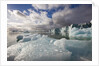 Icebergs Near Sveabreen Glacier in Nordfjorden by Corbis