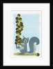Squirrel Carrying Mound of Acorns by Anonymous