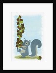 Squirrel Carrying Mound of Acorns by Anonymous