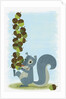 Squirrel Carrying Mound of Acorns by Anonymous