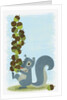 Squirrel Carrying Mound of Acorns by Anonymous