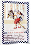 Illustration of "Ride a Cock Horse" Nursery Rhyme by Anonymous