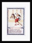 Illustration of "Ride a Cock Horse" Nursery Rhyme by Anonymous