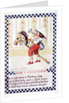 Illustration of "Ride a Cock Horse" Nursery Rhyme by Anonymous