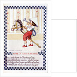 Illustration of "Ride a Cock Horse" Nursery Rhyme by Anonymous