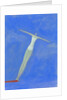 Diver on Springboard by Anonymous