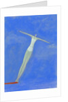 Diver on Springboard by Anonymous