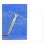 Diver on Springboard by Anonymous