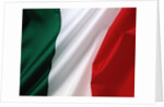 Italian flag by Anonymous