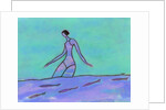 Woman Walking in the Water by Anonymous