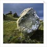 Boulder on a Hillside by Anonymous