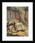 The Hunt in the Odenwald by Peter Hurd